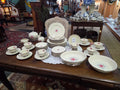 Flintridge China California Platinum Rose Service of 8 (53pc Set)