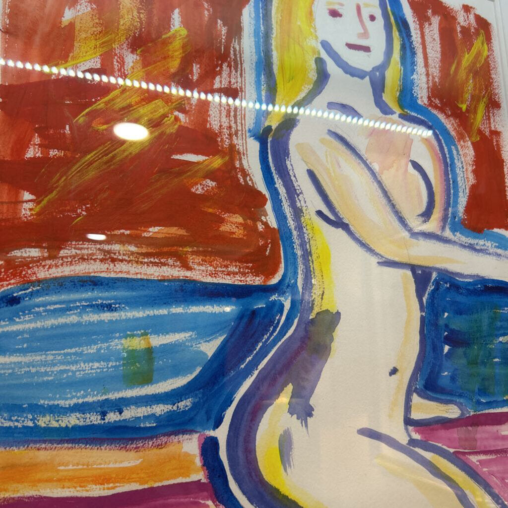 Milner 1986 Nude Watercolor