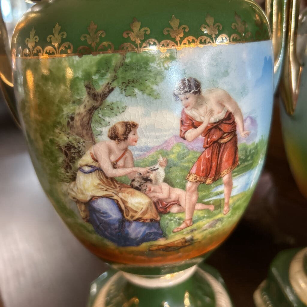 Erphila Vase Art Pottery Czech Pair