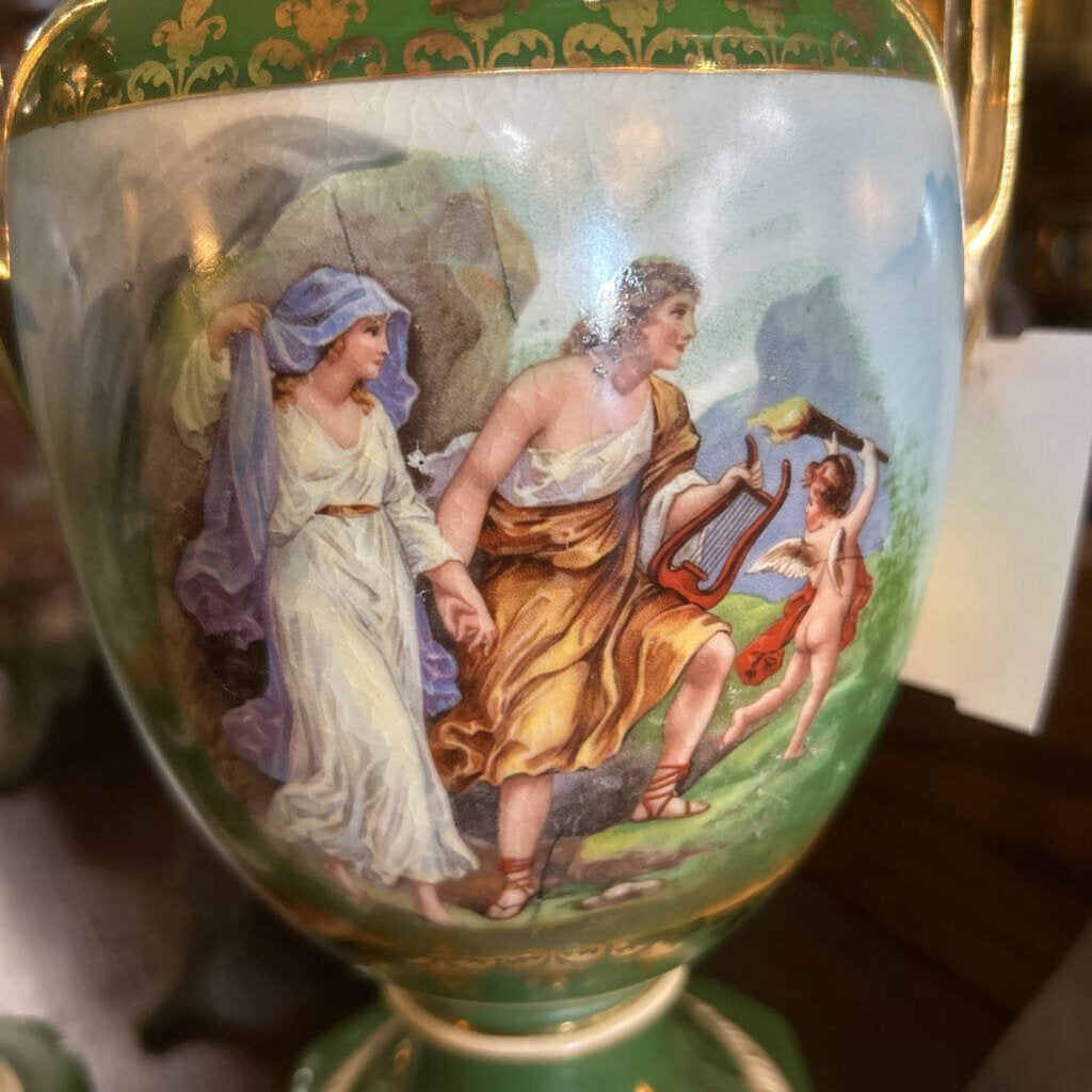 Erphila Vase Art Pottery Czech Pair