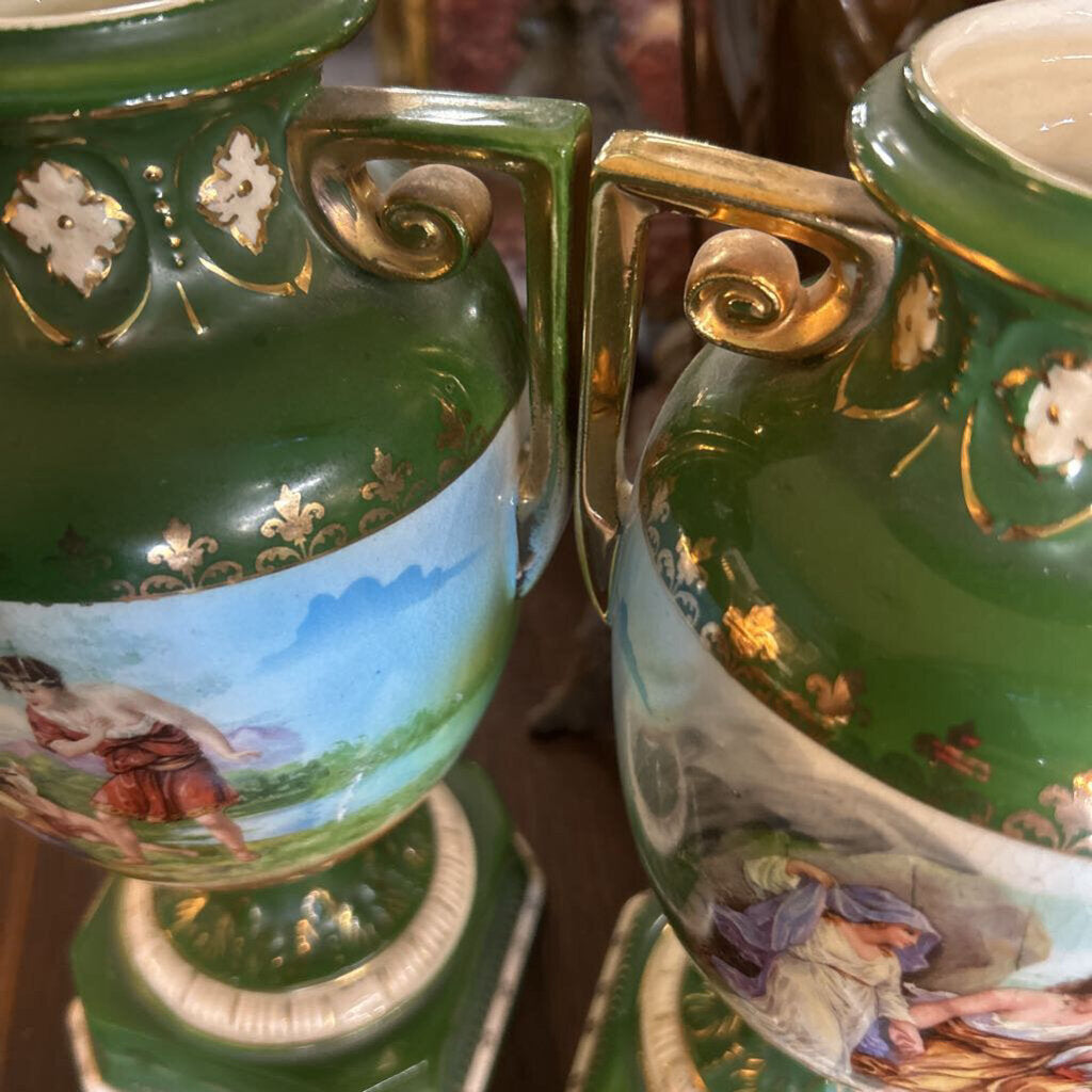 Erphila Vase Art Pottery Czech Pair