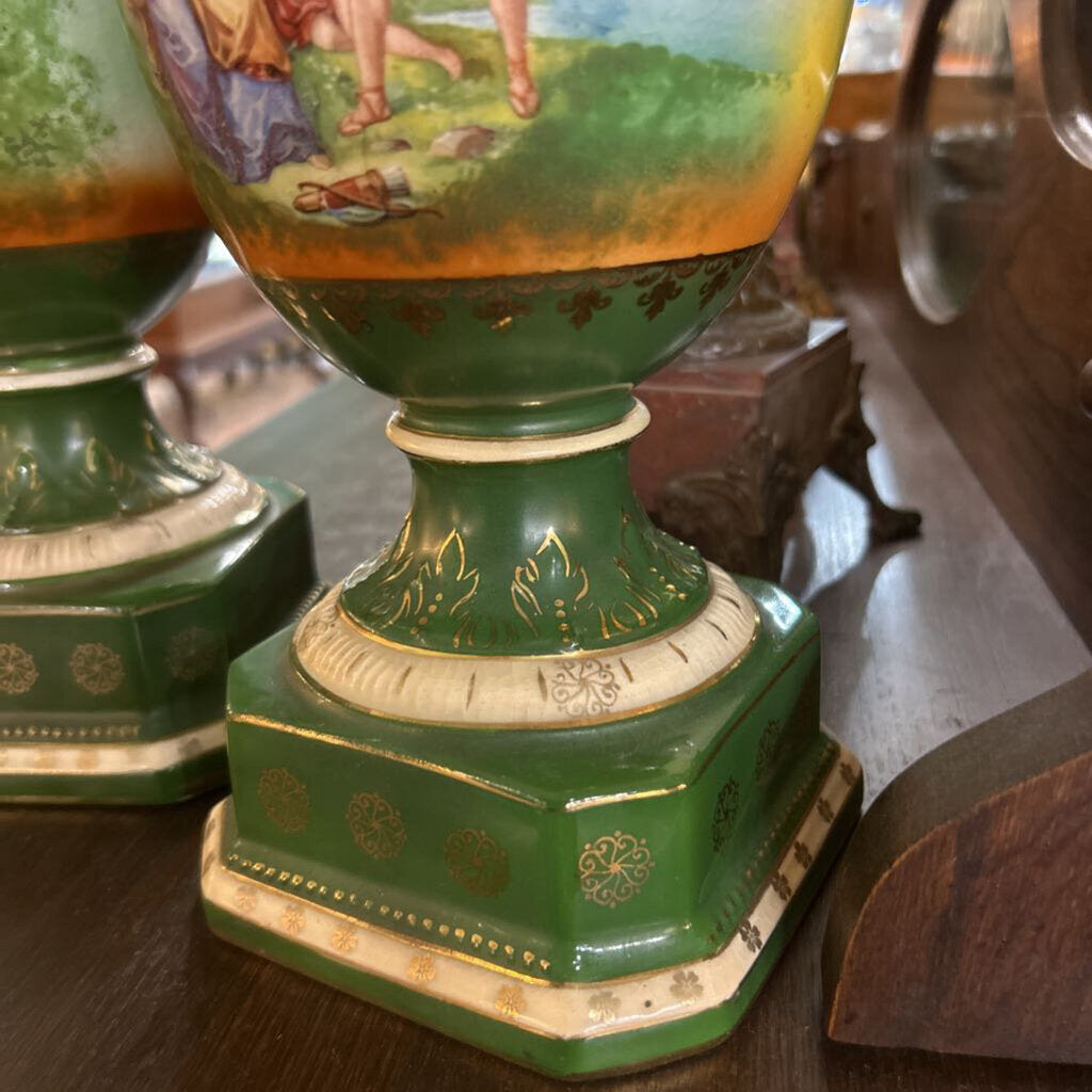 Erphila Vase Art Pottery Czech Pair