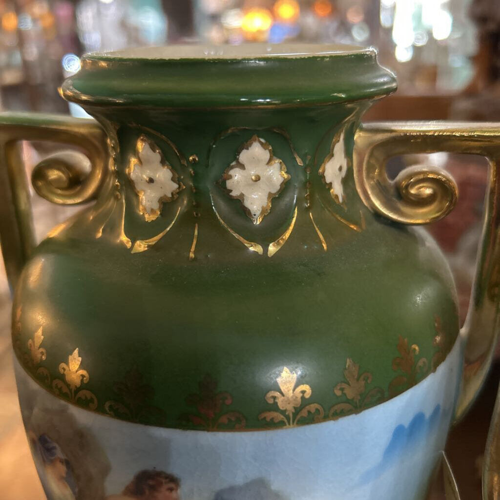 Erphila Vase Art Pottery Czech Pair