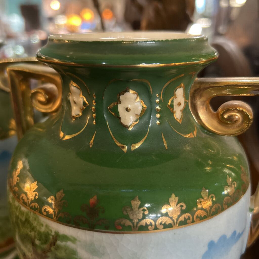 Erphila Vase Art Pottery Czech Pair