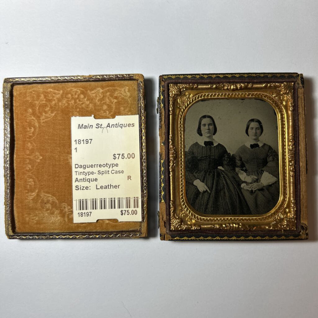 Daguerreotype Tintype- Split Case