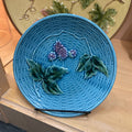 Majolica Zell Basket Weave Plate