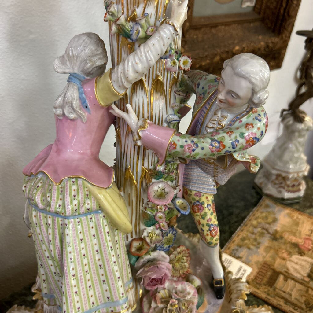 Meissen Figural Basket Cntrpiece