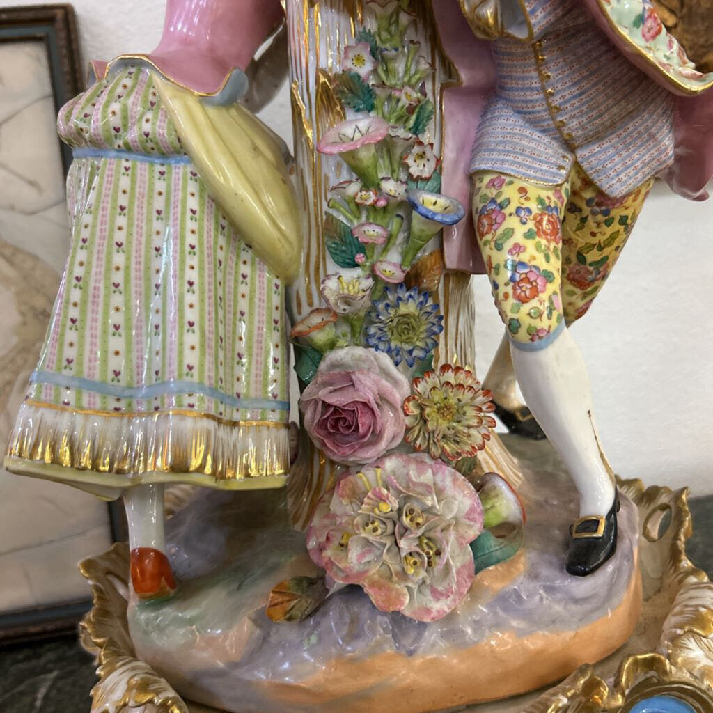 Meissen Figural Basket Cntrpiece