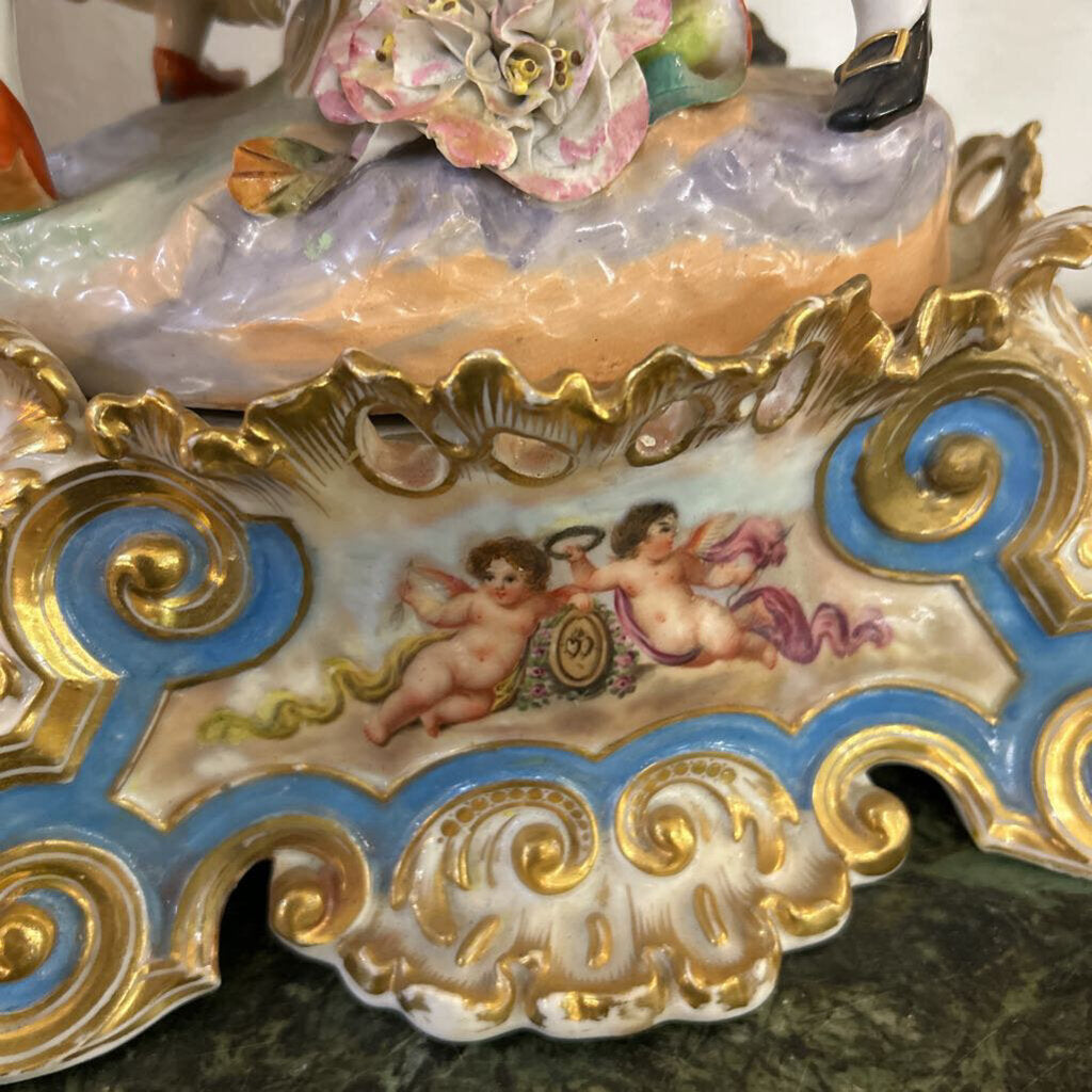 Meissen Figural Basket Cntrpiece