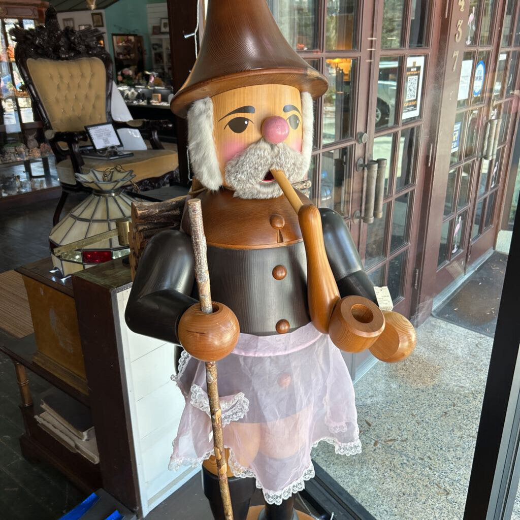 Erzgebirge The Wood Gatherer, Germany-Shop display smoker.