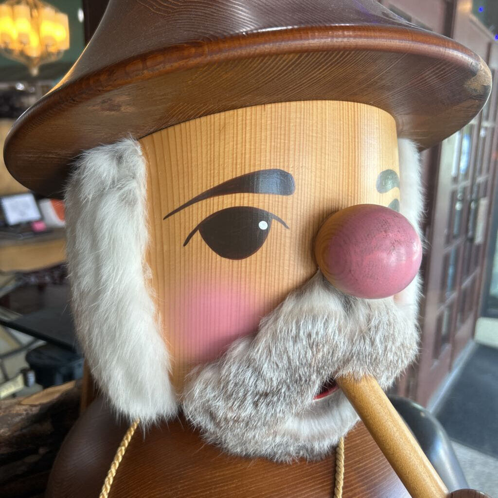 Erzgebirge The Wood Gatherer, Germany-Shop display smoker.