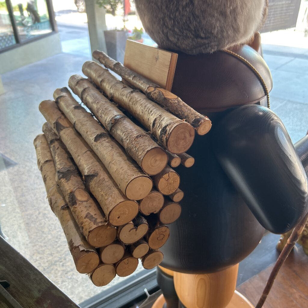 Erzgebirge The Wood Gatherer, Germany-Shop display smoker.