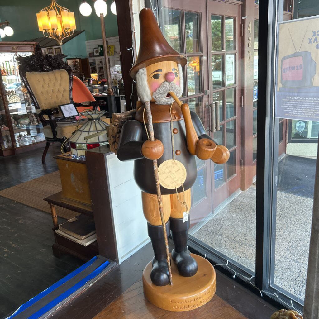 Erzgebirge The Wood Gatherer, Germany-Shop display smoker.