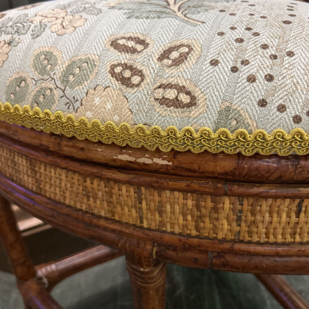 Bamboo Wedge Ottoman