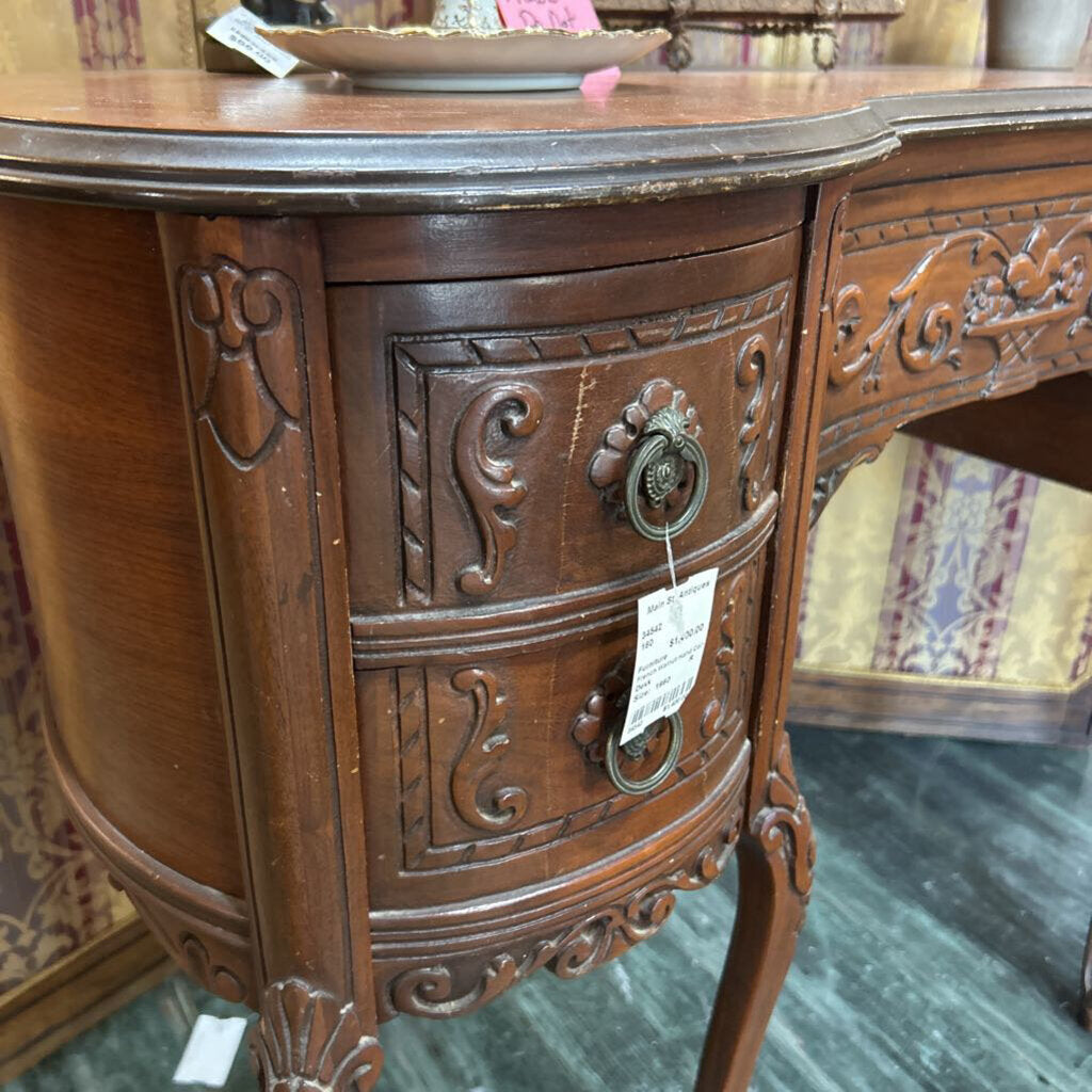 French Walnut Hand Carved