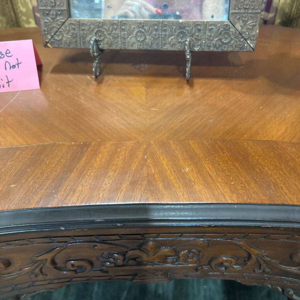 French Walnut Hand Carved