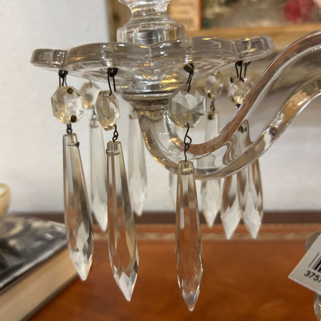 Crystal Candle Unsigned Baccarat
