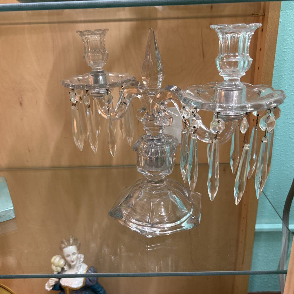 Crystal Candle Unsigned Baccarat