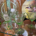 Glassware Set/6 Optic Swirl Sherbet Glass