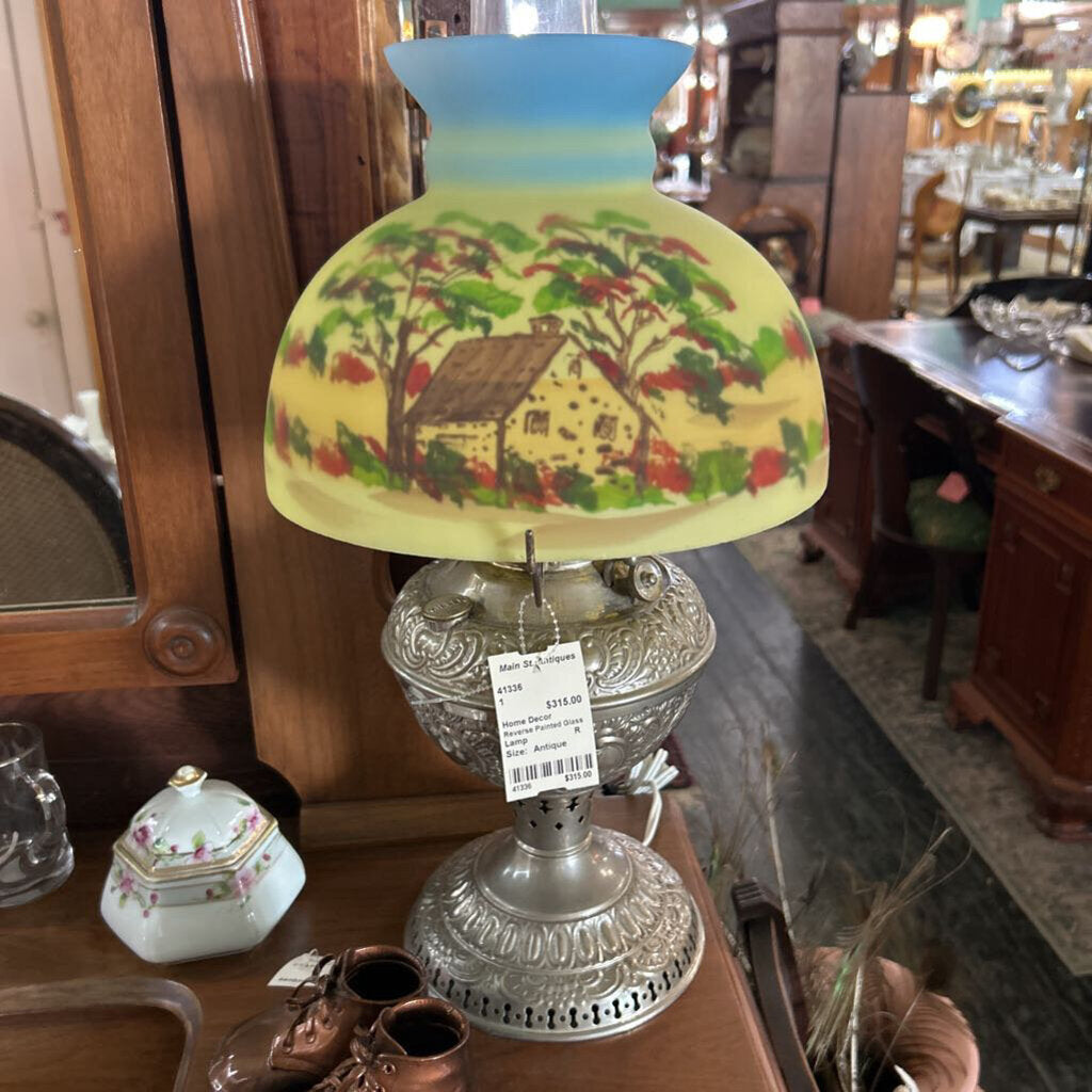 Reverse Painted Glass
