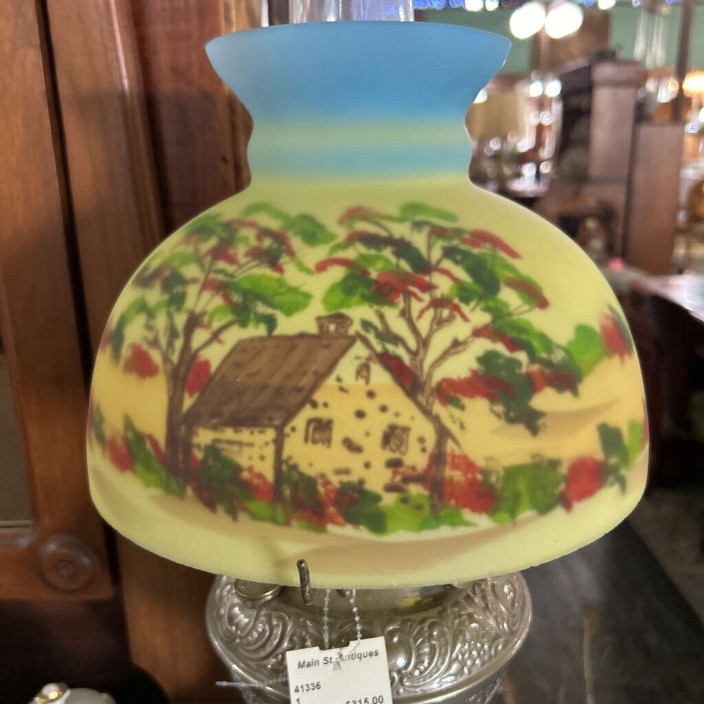 Reverse Painted Glass