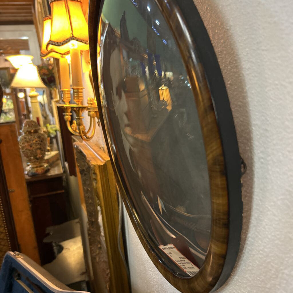 Frame Antique Oval Bowed Glass Frame