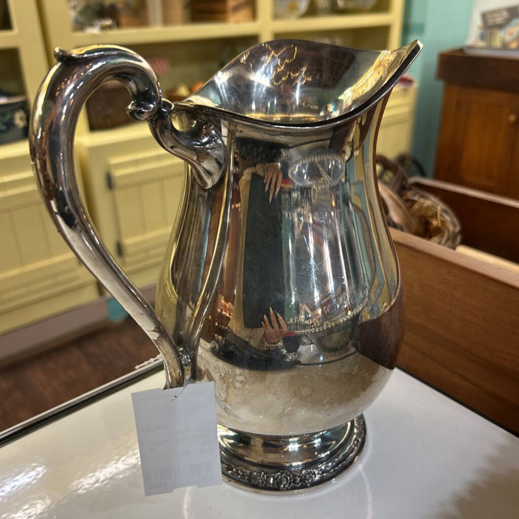 Silver Plate Camille Water Pitcher