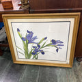 Lithograph Blue Irises; E McKey