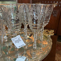 Flower Etched WaterGoblet