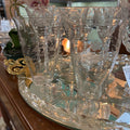 Flower Etched Tea Goblet