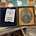 Civil War era ambrotype portrait