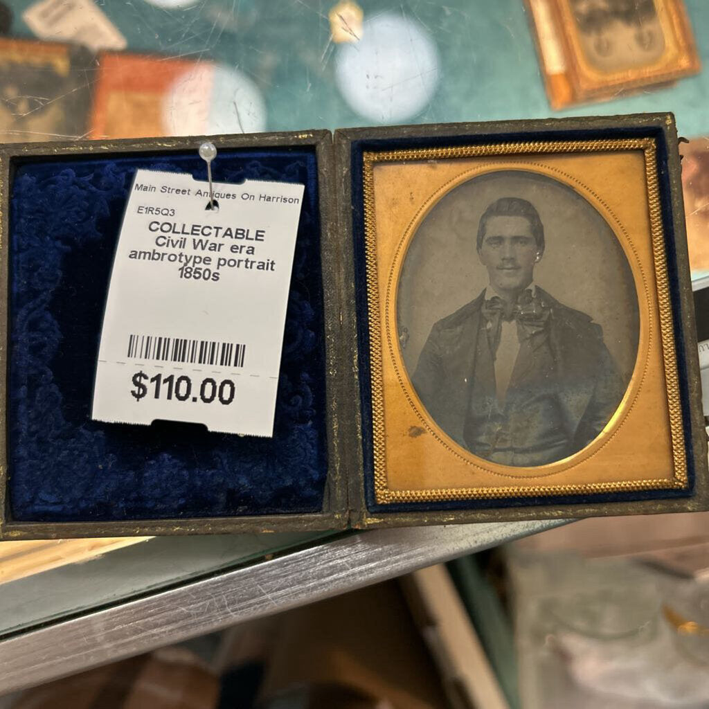 Civil War era ambrotype portrait