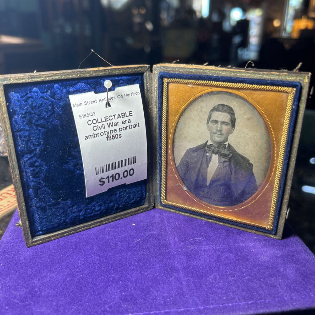 Civil War era ambrotype portrait