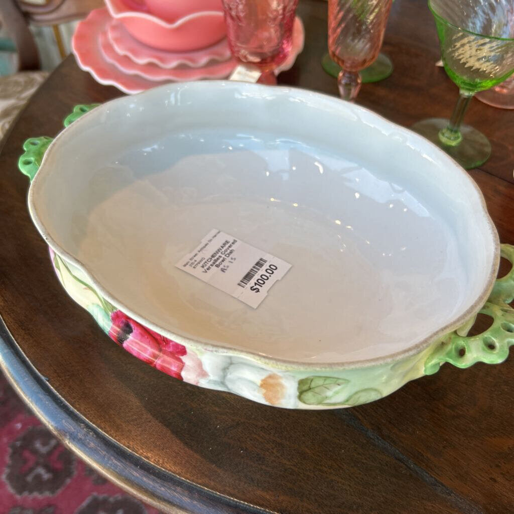 Versailles Covered Bowl Dish As Is