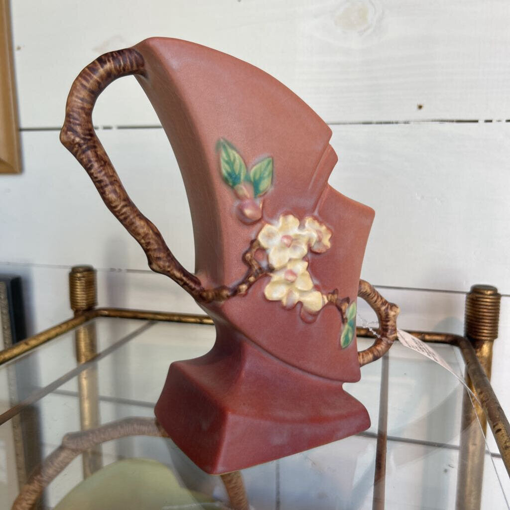 Roseville Pottery Apple Blossom vase, 1949.