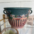 Roseville Pottery, Cherry Blossom, Double Handle vase c.1932.