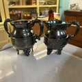 Bucks Silver co,(PLATE) Cream/Sugar