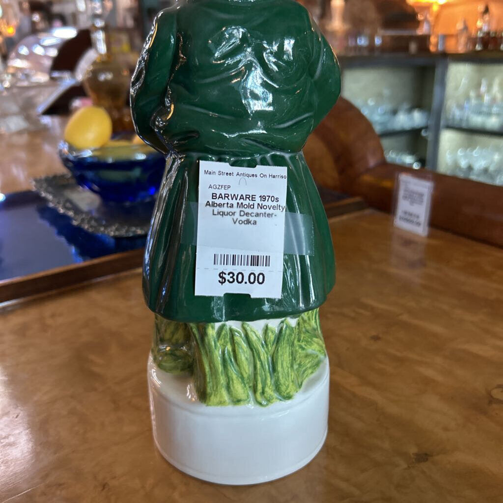 1970s Alberta Mold Novelty Liquor Decanter-Vodka