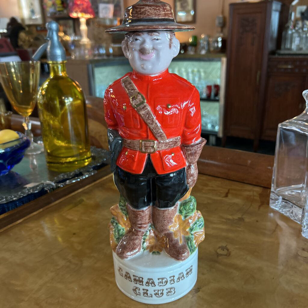 1970s Alberta Mold Novelty Liquor Decanter-Canadian Club