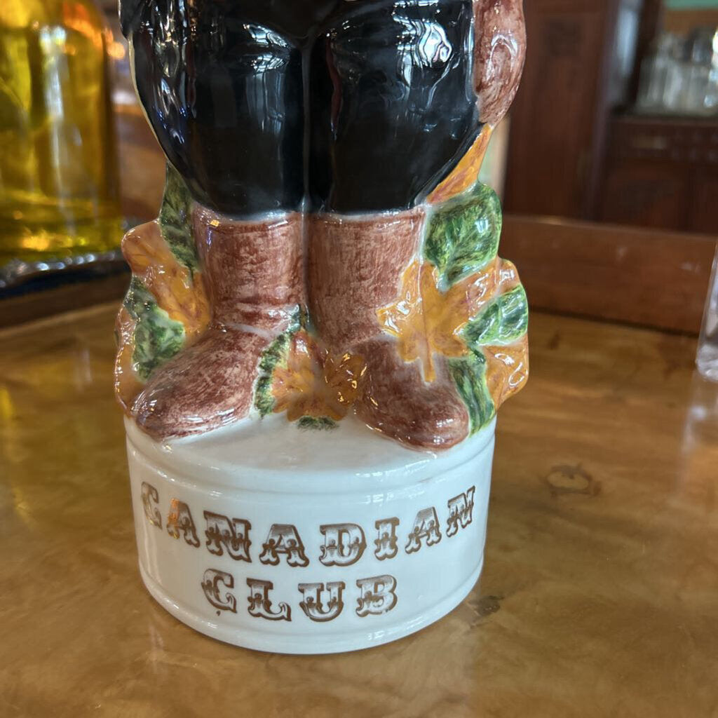 1970s Alberta Mold Novelty Liquor Decanter-Canadian Club