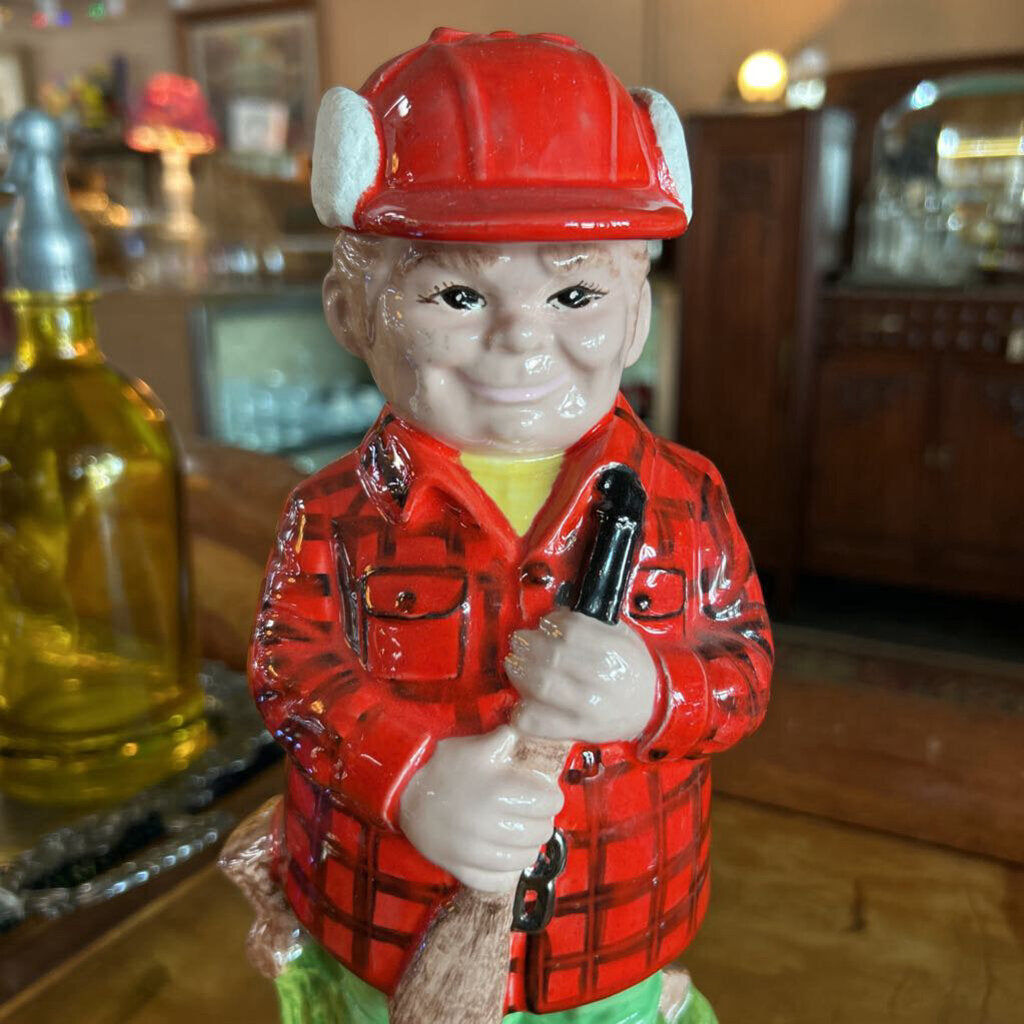 1970s Alberta Mold Novelty Liquor Decanter-Anti Freeze