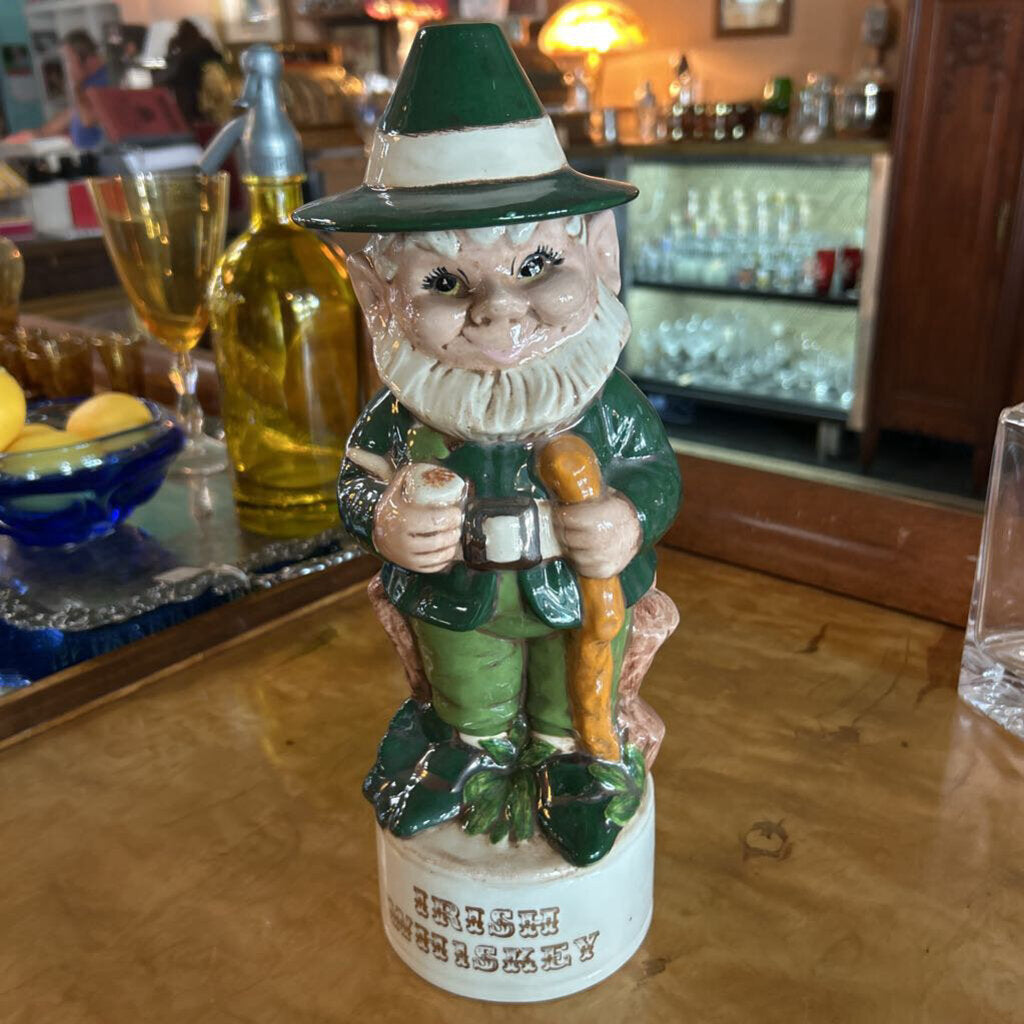 1970s Alberta Mold Novelty Liquor Decanter-Irish Whiskey