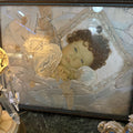 Victorian Hairwork Keepsake Portrait