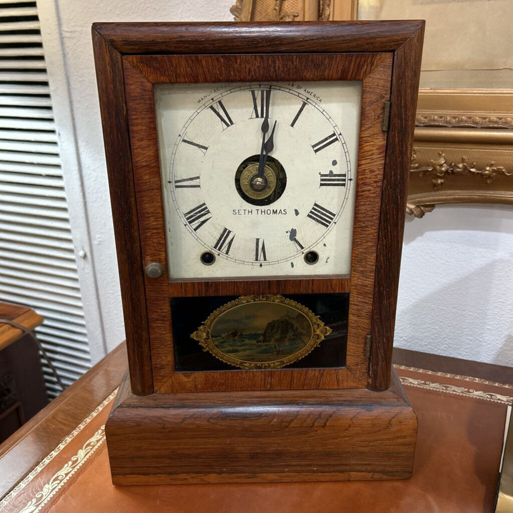 8 Day Seth Thomas Mantel Clock C.1880-1910 AS IS