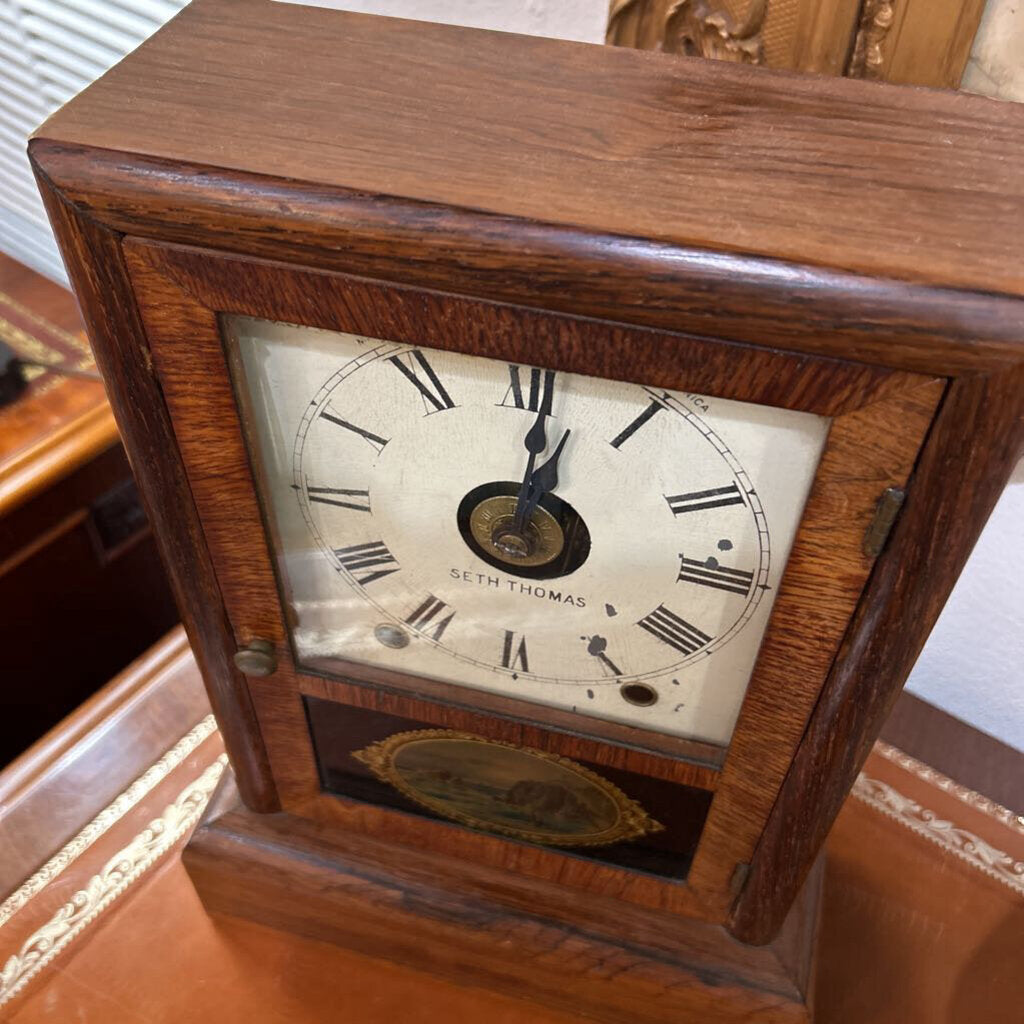 8 Day Seth Thomas Mantel Clock C.1880-1910 AS IS