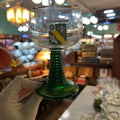 Traditional German Roamer Glasses w/ Crest for "1st Battalion 60th Armor Division"; Pair