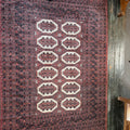 Bokhara hand knotted wool rug (4'x6')