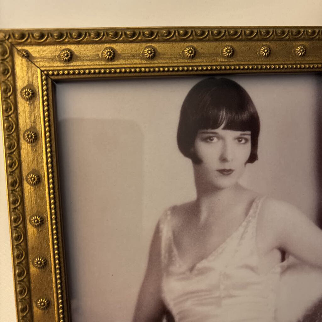 Louise Brooks "flapper" reproduction print by Eugene Richee; 9" x 11"