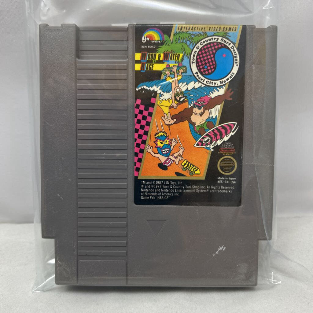 Nintendo (NES) Game- Wood & Water Rage *UNTESTED*