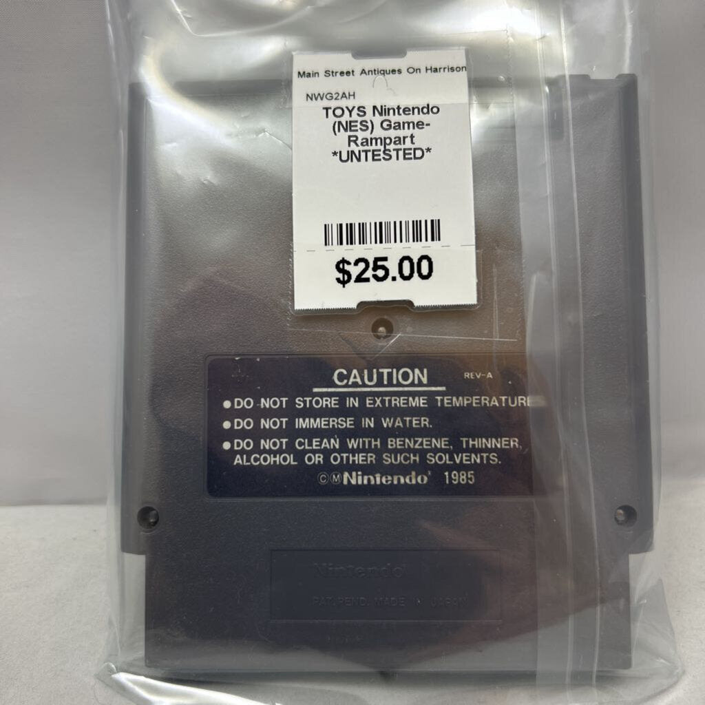Nintendo (NES) Game- Rampart *UNTESTED*